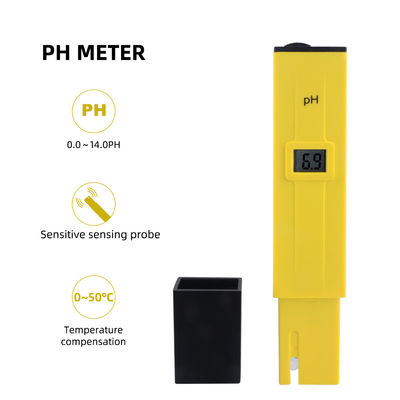 Yieryi Pocket Pen Water PH Meter Digital PH Tester PH-009 IA 0.0-14.0pH for Aquarium Pool Water Laboratory