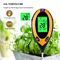 4 IN 1 Greenhouses Digital Soil Moisture Tester With LCD Display  soil ph moisture meter indoor plant moisture meter