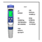 5 In 1 TDS Salinity Bluetooth PH Meter Digital Water Quality Monitor For Pools