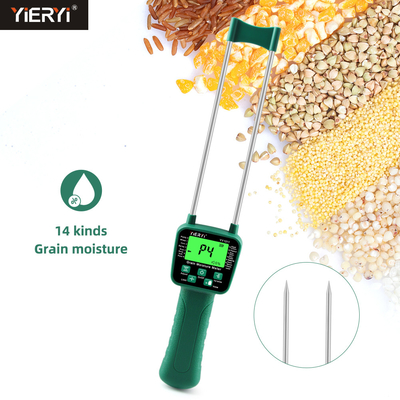 Grain Handheld Moisture Meter Voice Announcemet For Rice Sorghum Feed
