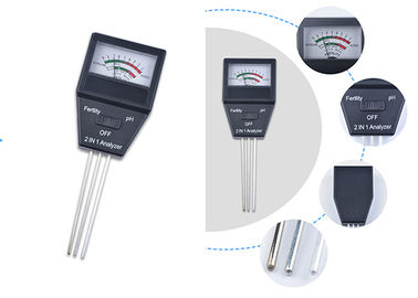 Plastic Farm Soil Testing Equipment 2 In 1 Fertility Tester With 3 Probes