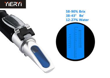 Portable Digital Honey Refractometer Temperature Correction 58-90% Brix