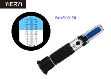Handheld Digital Refractometer Beer Optical Fruit With 0-50% Brix