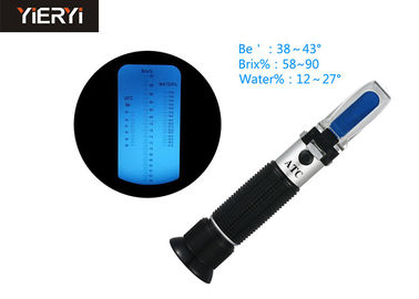 Honey Brix Specific Gravity Refractometer W Atc With 0.5% Accuracy , CE Standard