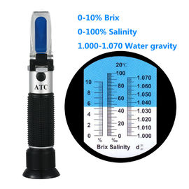 100ppt Gift Packing 2 In 1 ATC Salinity Refractometer