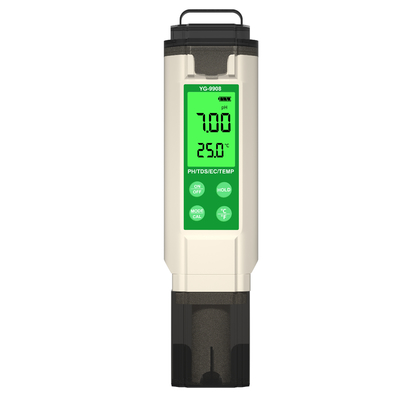 YiERYi YG-9908 4 In 1 Water Quality Tester PH / TDS / EC / Temperature Multifunctional Testing Pen With High Accuracy Portable Design