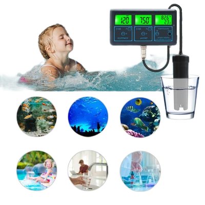 Upgraded Glass Electrode Water Quality Monitor – Accurate & Easy to Use