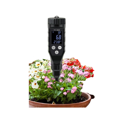 Professional Soil pH & Temperature Meter with Real-Time APP Sync