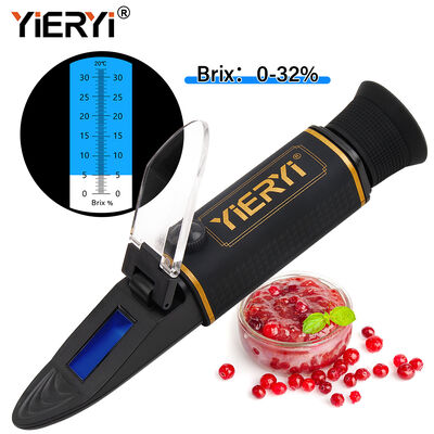 User Friendly Agricultural Refractometer Featuring Clear Scale and Quick Response Time Suitable for Agricultural Control