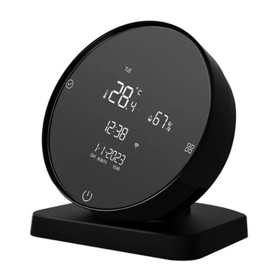 High Accuracy Smart Temperature Humidity Monitor with IP55 Protection and Tuya WiFi IR Remote Controller for Smart Home