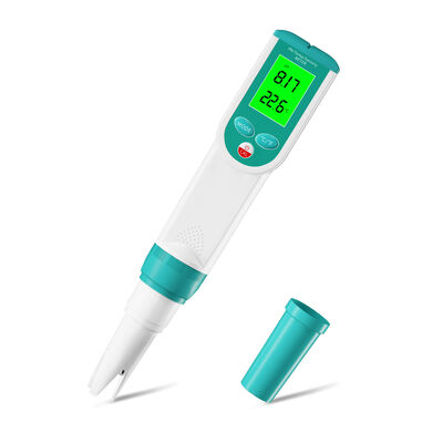 Waterproof Digital Salinity Tester and pH Meter with HD Large Screen Display for 0-100% Salinity Range