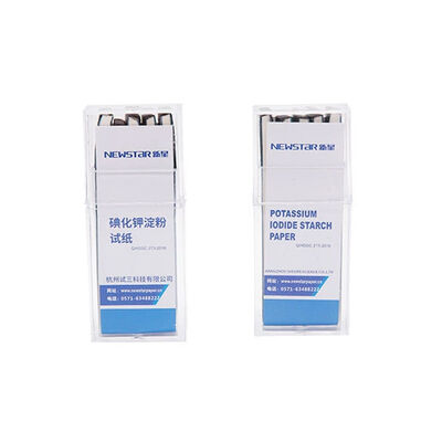 NEWSTAR Potassium Iodide Starch Test Paper 100 Strips/Box For Detection Of Oxidizing Agents Laboratory Chemical Test Strips