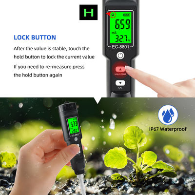Waterproof Digital Plant Soil Moisture Meter Suitable for Outdoor in Agriculture Gardening and Soil Condition Monitoring