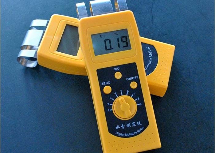 Portable Textile Moisture Meter Pin Type With 4 Digital LCD Display