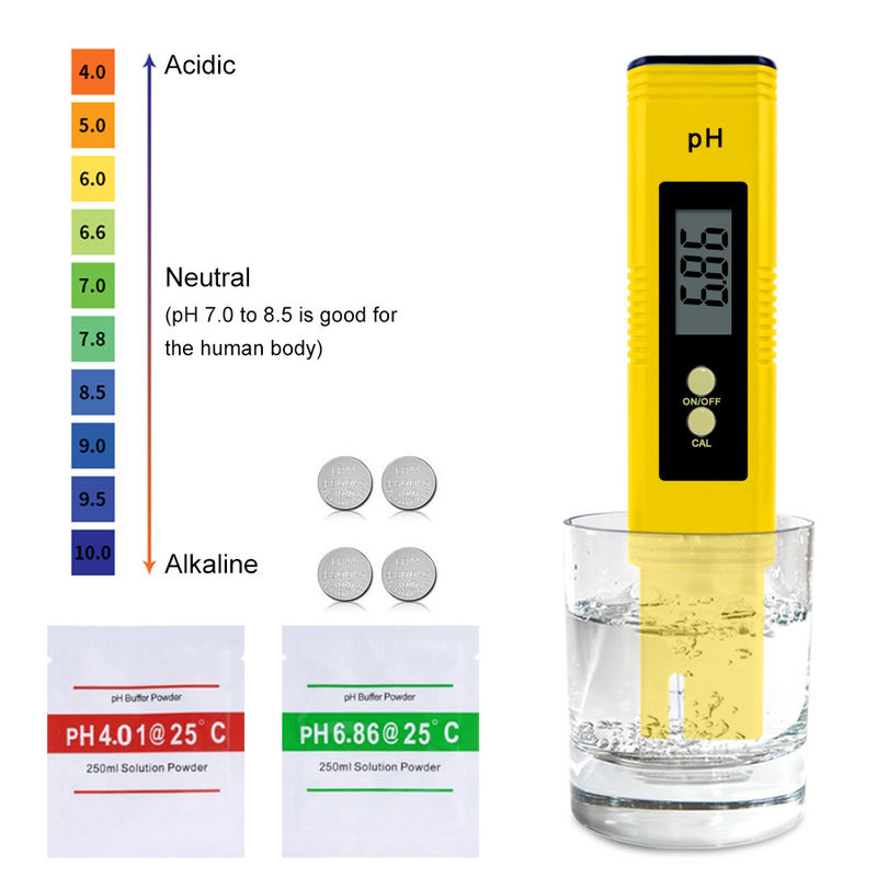 Protable LCD Digital PH Meter Pen type ph tester For Test Driking water