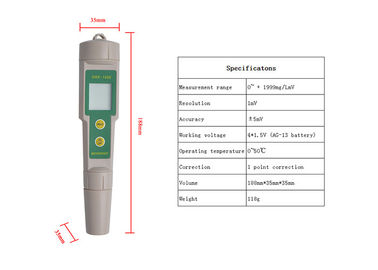 CE Waterproof LCD Resolution 1mV Digital ORP Meter