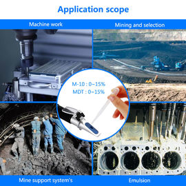 Emulsion Concentration Tester Hand Held Refractometers / Specific Gravity Refractometer