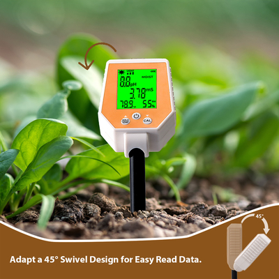 PH/EC/Moisture/Sunlight/Air Humidity Soil PH Meter Digital Soil Tester