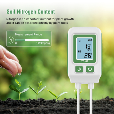 Plastic YIERYI YG-09 Soil Fertility Meter / Npk Soil Tester Lightweight