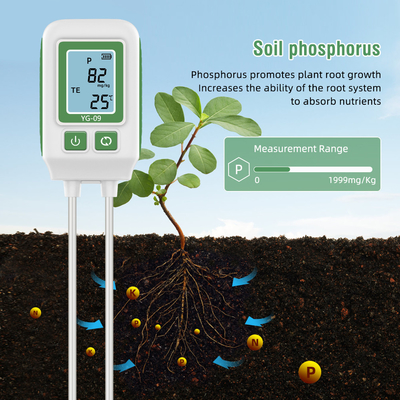 Plastic YIERYI YG-09 Soil Fertility Meter / Npk Soil Tester Lightweight
