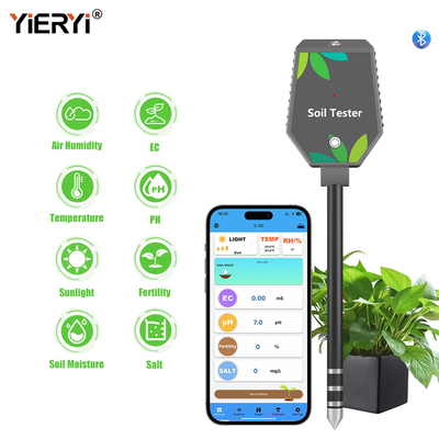 6 in 1 YIERYI Plants digital soil meter with LCD display