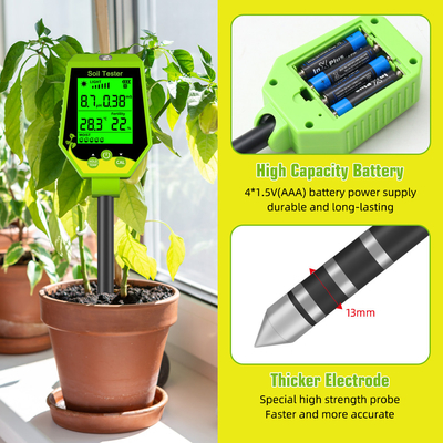 YIERYI Multi Functional 6 In 1 Digital Moisture Meter For Plants