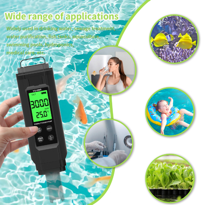 YIERYI YG-9909 Digital 5 In 1 Water Quality Tester High Precision PH Tester For Farm Garden