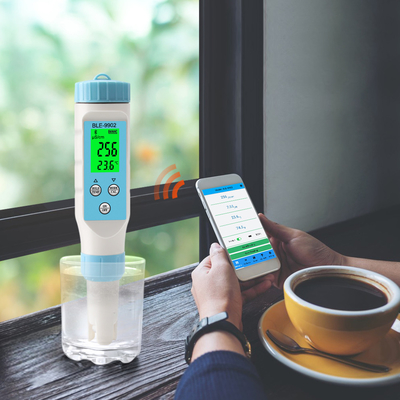 3-in-1 pH Meter with Bluetooth – Accurate EC and Temperature Measurement for Water Quality in Pools, Aquariums, and Hydroponics