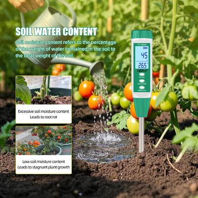 3-in-1 Soil EC & Moisture Tester | Smart Agriculture & Gardening Tool for Healthier Plants