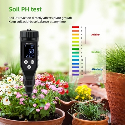 Professional Soil pH & Temperature Meter with Real-Time APP Sync
