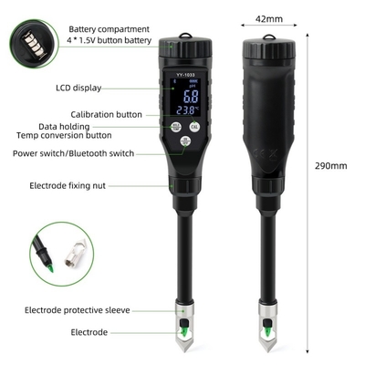 Upgrade Your Farming with the YY-1033 Smart Soil pH & Temperature Monitor!
