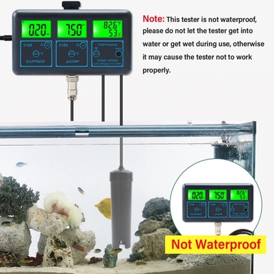 7-in-1 Smart Water Quality Monitor – pH/EC/ORP/PPM/CF/TDS/Temperature for Aquarium, Hydroponics & Pool