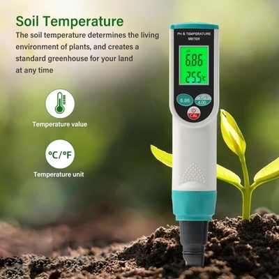 PH-2023 Soil pH & Temperature Tester | High-Precision Digital pH Meter for Farming & Gardening