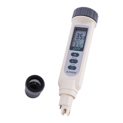 Portable Digital pH Meter – AZ8686 Lab-Grade Tester with LCD Display & One-Touch Calibration