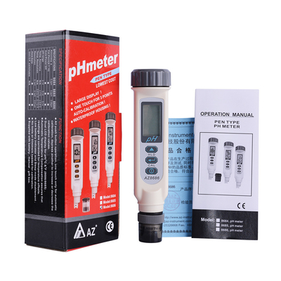 Versatile pH & Temperature Meter – AZ8686 for Aquaculture, Swimming Pools, & Laboratories