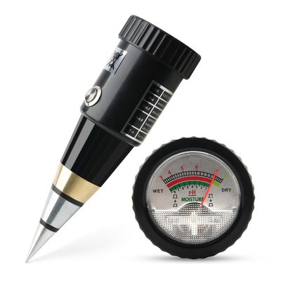  Soil pH & Moisture Meter – No Battery Required, Instant Readings for Gardening & Farming