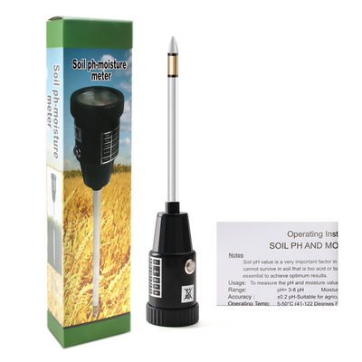Smart Soil pH & Water Content Analyzer – Hydroponics & Lawn Care