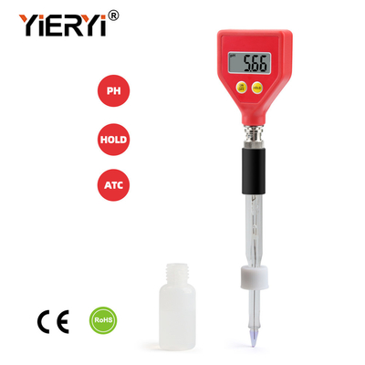Handheld Digital PH Meter For Aquarium Hydroponics Lab Replaceable Glass Electrode