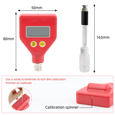 0.01 Resolution PH Testing Device Professional Grade Compact Lightweight For Laboratory
