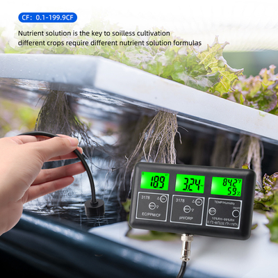 Industrial Lab Use Digital Water Quality Meter EC/PPM/pH/ORP/Temp
