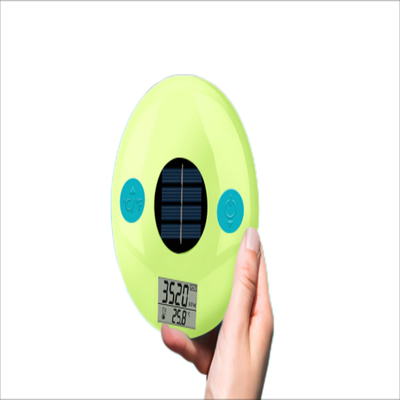 Solar-Powered 2-in-1 Salinity Temp Tester For Pools Compact Design