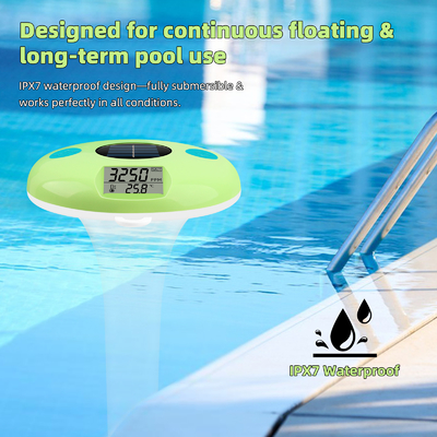 Solar-Powered 2-in-1 Salinity Temp Tester For Pools Compact Design