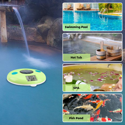 Floating Digital Thermometer Salt Meter for Spa Use