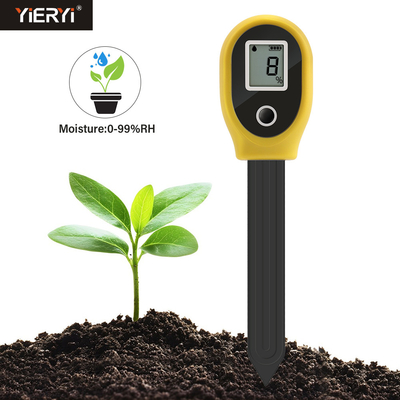 ABS Plastic Housing Battery Powered Soil Moisture Tester Accurate Readings With LCD Digital Output
