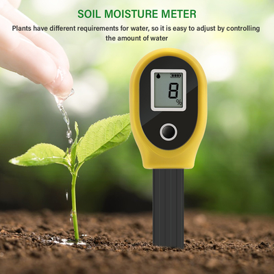 Convenient Soil Humidity Monitoring Device With Large LCD Screen And ABS Plastic Housing