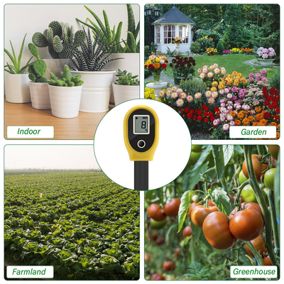 Convenient Soil Humidity Monitoring Device With Large LCD Screen And ABS Plastic Housing