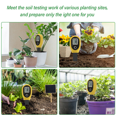 Convenient Soil Humidity Monitoring Device With Large LCD Screen And ABS Plastic Housing