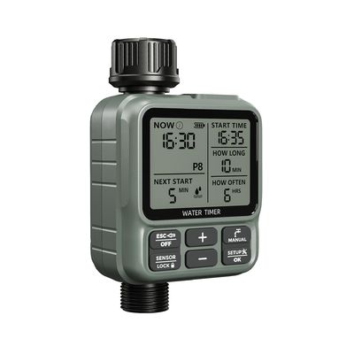 Outdoor Hose Timer with Rain Sensor Automatic Water Control