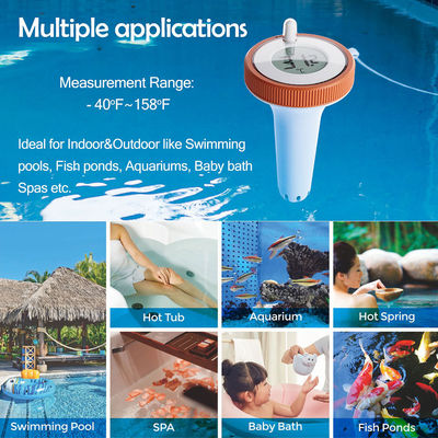 IP67 Floating Thermometer with LCD Display No Wi-Fi