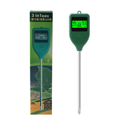 Three in one soil detector, pH acidity meter, soil moisture tester, flower and potted plant nutrient fertility meter